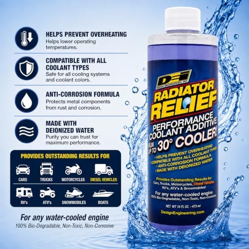 Design Engineering Radiator Relief Coolant Additive 16 oz