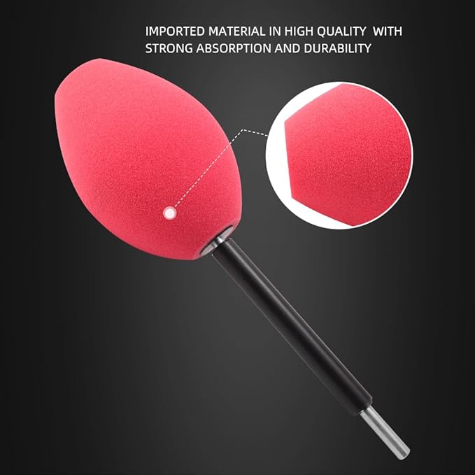 Wheel Rims Polisher, SPTA Polishing Ball, Polishing Cone, Metal Wheel Polishing Tool, Ball Buster Wheel and Rim Polisher System Attaches to Standard Household Drill