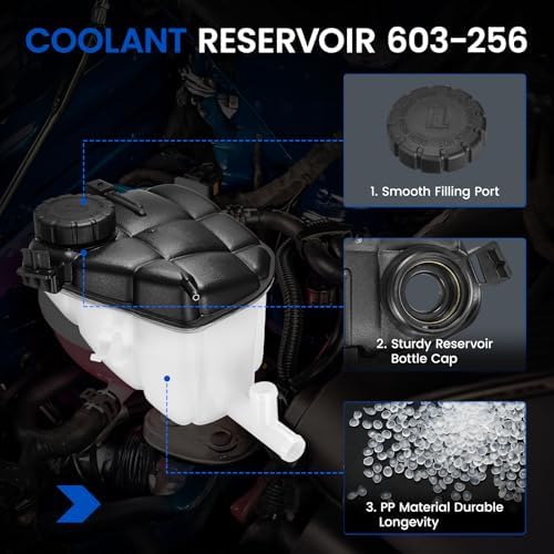603-256 Coolant Tank for Mercedes GL/ML/AMG 06-15