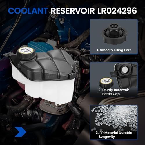 LR024296 Engine Coolant Reservoir Tank for Land Rover/Volvo 2.0L