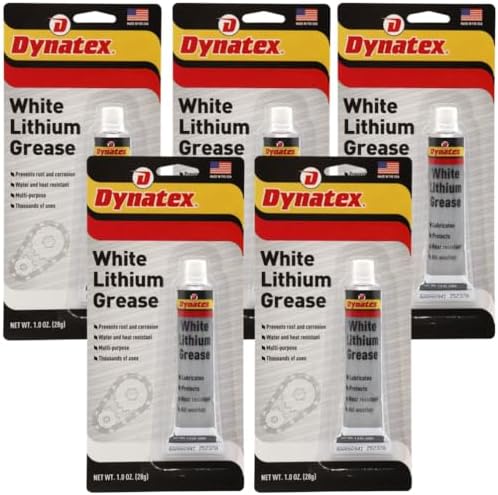 Dynatex White Lithium Grease 1 oz Tube (5 Pack)