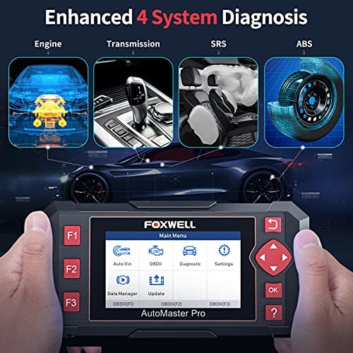 FOXWELL Car Scanner NT604 Elite OBD2 Scanner ABS SRS Transmission