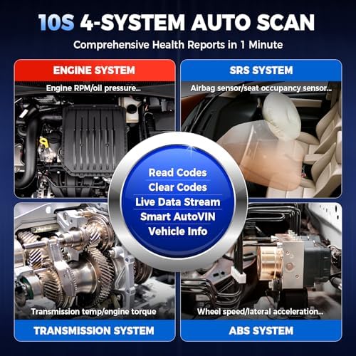 LAUNCH OBD2 Scanner CRP129X V3.0 Elite Scan Tool, 12 Resets Lifetime Update