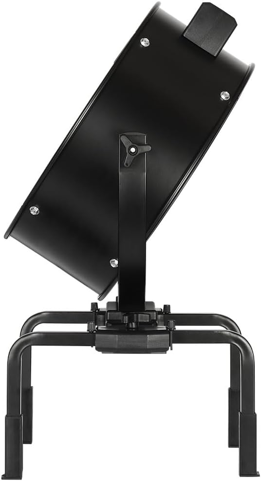 W58352 16-Inch Dust King High Velocity Floor, Exhaust, or Blower Fan, Black, 3-Speed, 270-Degree Adjustable Tilt, IP64 Waterproof, Ideal for Contractors and DIY in Warehouses and Factories