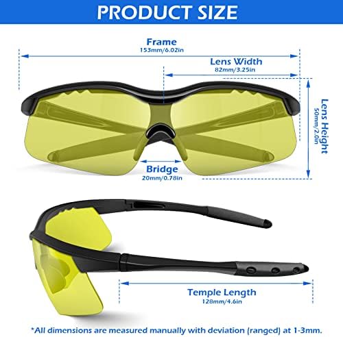 OXG 12 Pack Safety Glasses, ANSI Z87.1 Protective Eyewear for Men Women