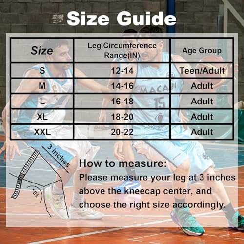 XXL Knee Pads for Volleyball Women & Men, Enlarged Latex Padding, Black 2XL