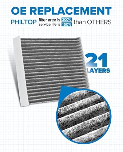 PHILTOP CF12002 HEPA Cabin Air Filter for Kia