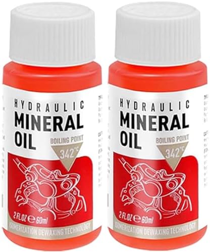 2 Pack Mineral Oil Brake Fluid for Shimano,Tektro TRP Hydraulic Disc Brakes