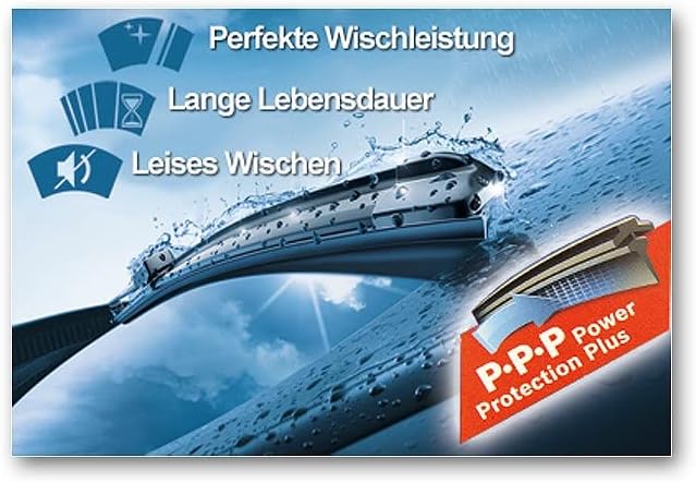 BOSCH 3397118942 AeroTwin Wiper Blades - Set of 2 (26"& 26") Side Lock 19mm
