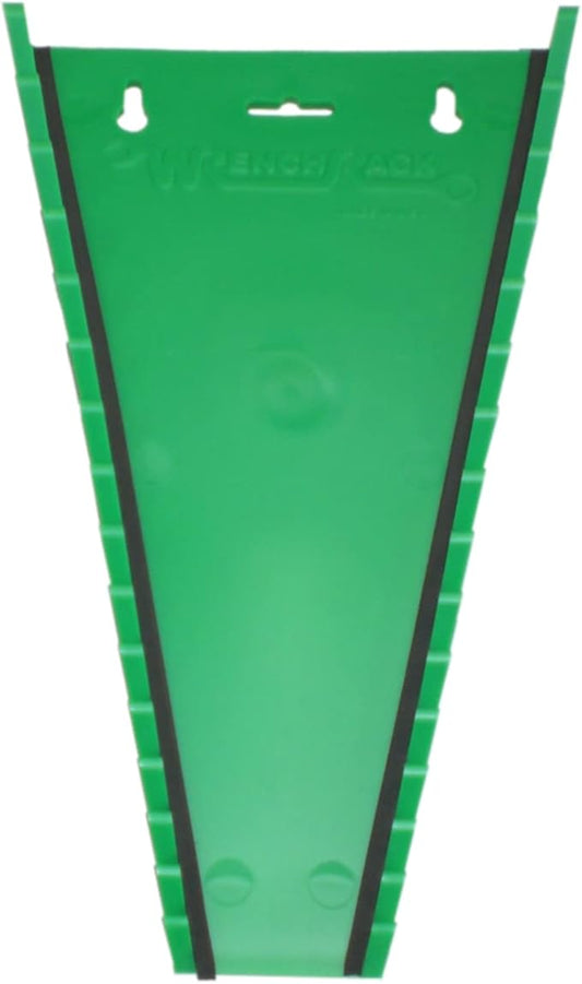 Protoco 3040 Standard 15 Piece Wrench Rack, Tool Organizer for Tool Box, Tool Cart or Wall Mounted, Green