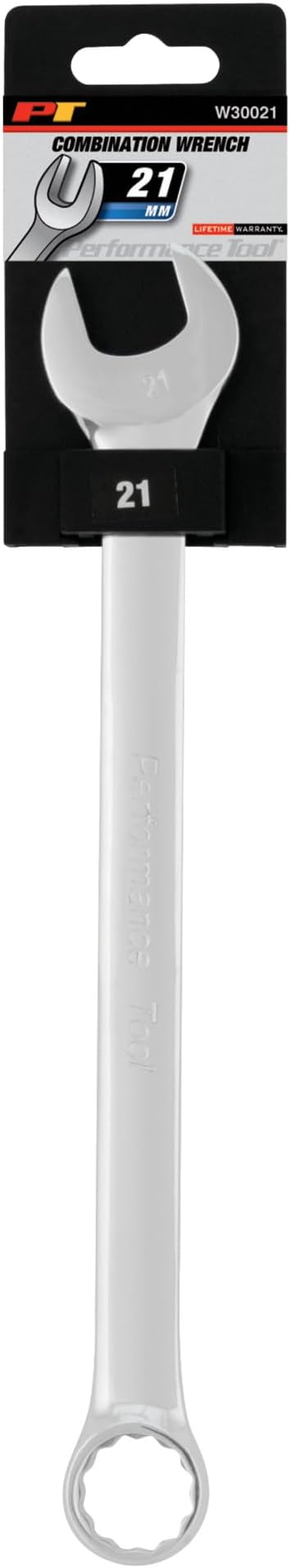 Performance Tool W30021 Combination Wrench, 21mm
