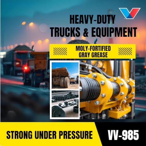 Moly-Fortified Synthetic Grease – 2 Pack (14.1 OZ Each) | Long-Life Cartridge Grease for U-Joints, Ball Joints & Wheel Bearings-2PK