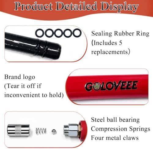 Zerk Fitting Cleaning Tool, Grease Zerk Cleaner tool for Clogged Machinery