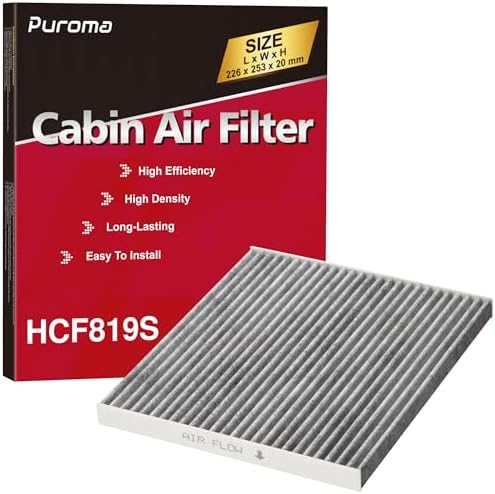 Puroma Cabin Air Filter Activated Carbon for CF11819 Hyundai KIA GMC Saturn