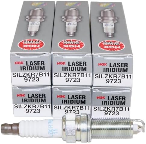 NGK Spark Plug SILZKR7B11 9723 Pack of 6