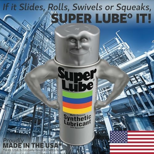 Super Lube 92003 Silicone Lubricating Grease with PTFE, 3 oz Tube, Translucent White (Pack of 2)