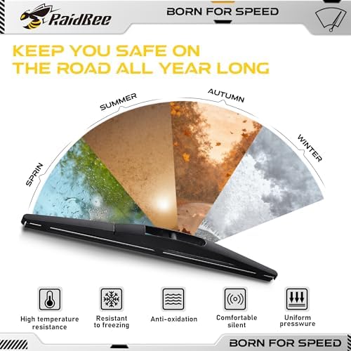 Rear Wiper Blade 10 inch, OEM Replacement for Honda HRV 2016-2022, Outlander Sport 2011-2022 +More Rear Windshield Wiper (H250/10-B)