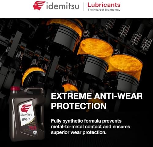 Idemitsu IFG7 0W-16 SP/GF-6B Full Synthetic Motor Oil – 5 Quart