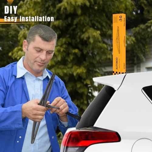 AUTOBOO 12" Rear Wiper Blade Replacement for Toyota RAV4 Highlander Sienna