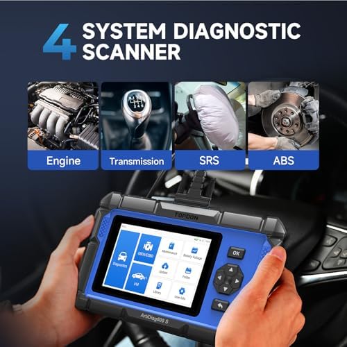 TOPDON AD600S OBD2 Scanner, Engine ABS SRS Transmission Diagnostic Tool
