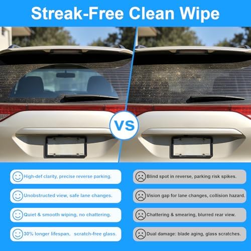 CJPPPZIW® Windshield Wipers-28"+20"+16" Replacement for 2011-2020 Toyota Sienna OEM Quality Premium All-Season Front Rear Wiper Blades (Pack of 3)