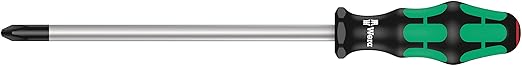 Wera 05008740001 Kraftform Plus 350 PH Phillips Screwdriver, Without Lasertip, PH 4 Head, 8" Blade Length