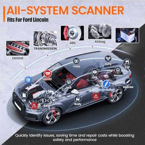 ANCEL FD500 OBD2 Scanner for Ford, Lincoln, Mercury, Battery Registration