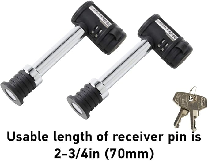 Master Lock 1479TAT 1 Pack Receiver Lock, 2 Pack