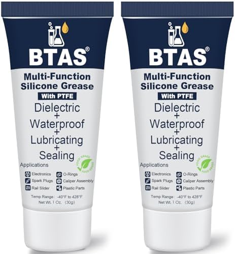 BTAS Electrical Dialectical Grease for Spark Plug,Battery Terminal 1oz 2Pcs