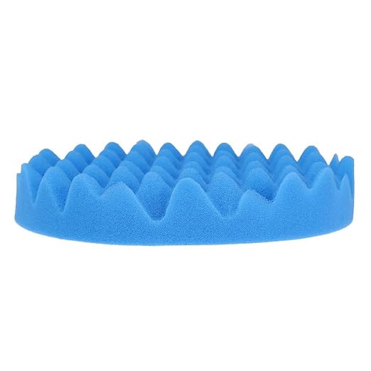 4-Pack 7inch (180mm) Car Sponge Buffing Pad Soft Wave Foam Pad Polishing Sponge Pads Kit for Car Polisher Compounding, Polishing and Waxing