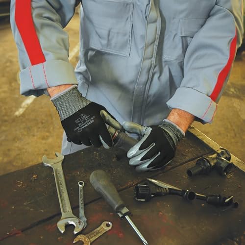 SHOWA Atlas 370B Professional Nitrile Work Gloves,for Landscaping, Gardening & Assembly, General Purpose Gloves