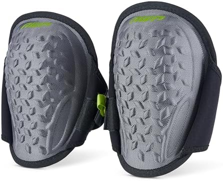 AWP Gel Pro Flooring Knee Pads, 4 Pair, Gel and Foam, Black