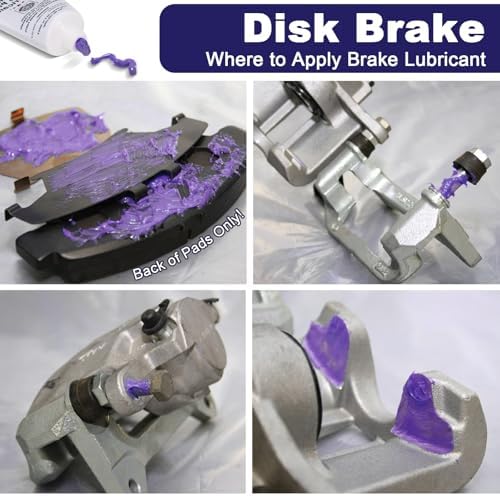 BTAS High Temp Ceramic Brake Caliper Grease for Sliding Pin & Pad 1oz 2pcs