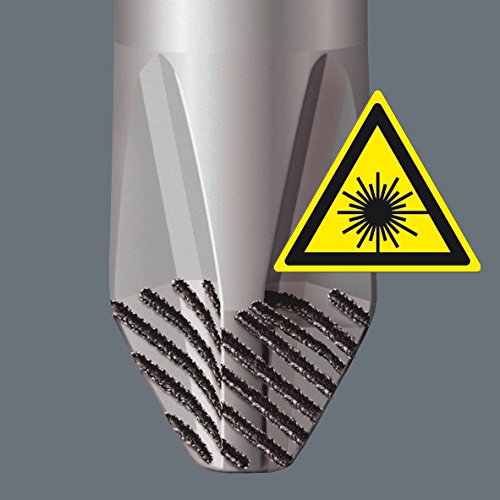 Wera 05008712001 Kraftform Plus 350 PH Phillips Screwdriver, Lasertip, PH 1 Head, 8" Blade Length