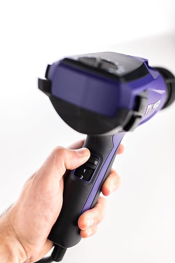 WELDY - HG 330-S Heat Gun - Car Wrap Kit - Light Weight- High Performance - Nozzle Heat Protection Device - 16 Ft Cord - Air Intake Guards - Adjustable Heat Dial