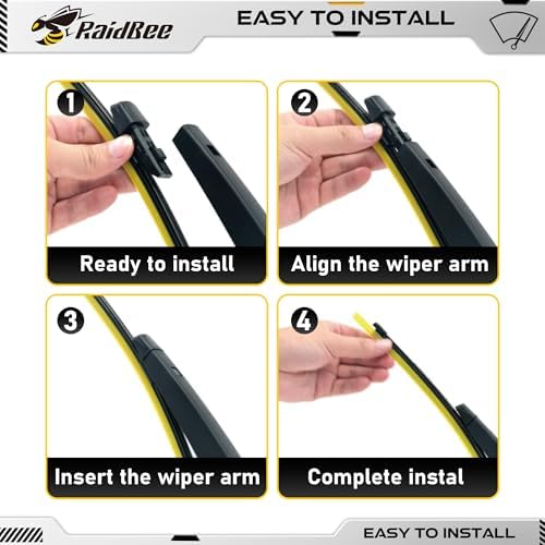 Rear Wiper Blade 11 inch, OEM Replacement for VW Golf, Gti 2010-2020 +More Rear Windshield Wiper (11-H)