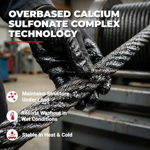CorrosionX Grease, Calcium Sulfonate Complex Grease, Case of 12 15oz Tube