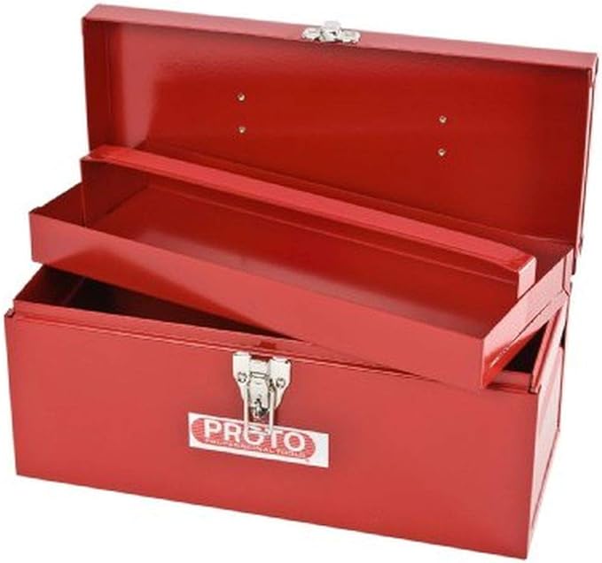 Stanley Proto J9954-NA Proto General Purpose Tool Box Red, 14"L X 6"D X 6-1/2"H