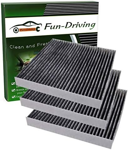 3 Pack FD134 Cabin Air Filter For Civic,Croostour,CR-V,Odyssey,Pilot,Ridgeline Replacement for CF10134,CP134,80292-SDA-A01,80292-SDC-A01
