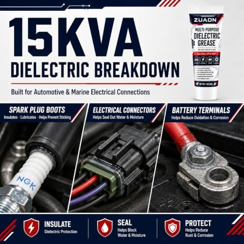 Dielectric Grease for Spark Plug Automotive Electrical Connectors 1oz