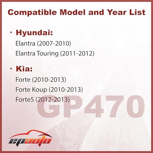EPAuto GP470 (CA10470) Engine Air Filter Replacement for Hyundai