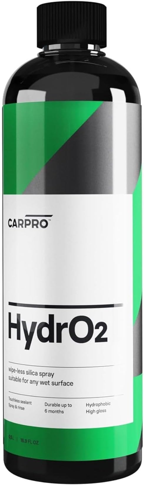 CARPRO HydrO2 Touchless Silica Car Sealant - Spray-On/Rinse-Off Paint Sealant, Concentrated Car Wash Detailer, UV Protection - 500ml (17oz)