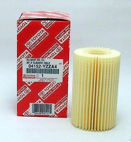 Toyota Genuine Parts 04152-YZZA4 Replaceable Oil Filter Element 1/2 Case (QTY 5)
