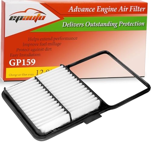 EPAuto GP159 (CA10159) Engine Air Filter Replacement for Toyota
