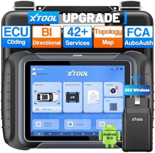 XTOOL D8W Wireless Bidirectional Scan Tool, OBD2 Scanner with Topology