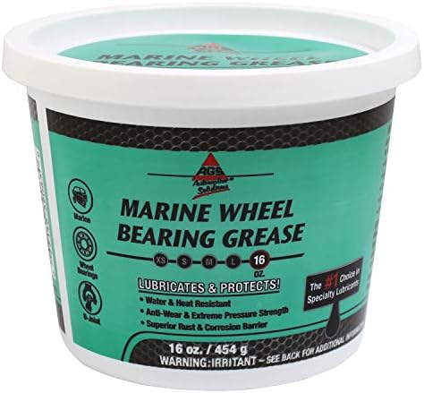 AGS Marine Wheel Bearing Grease - Multi-Purpose Lithium Complex Grease for Rust and Corrosion Protection
