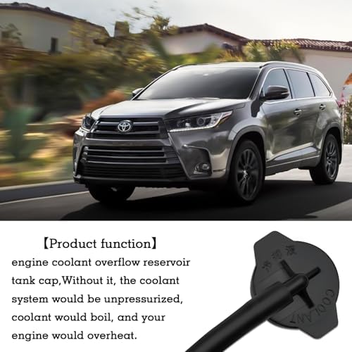 16405-0P140 Coolant Overflow Reservoir Cap Compatible with 2014-2019 Toyota Highlander, 2016-2022 Lexus RX350, RX450h Replace 16405-31100