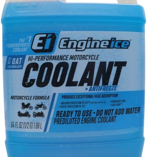 Engine Ice Off-Road High-Performance Motorcycle Coolant and Antifreeze Blue