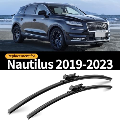 Front and Rear Windshield Wipers for Lincoln Nautilus 2019-2023