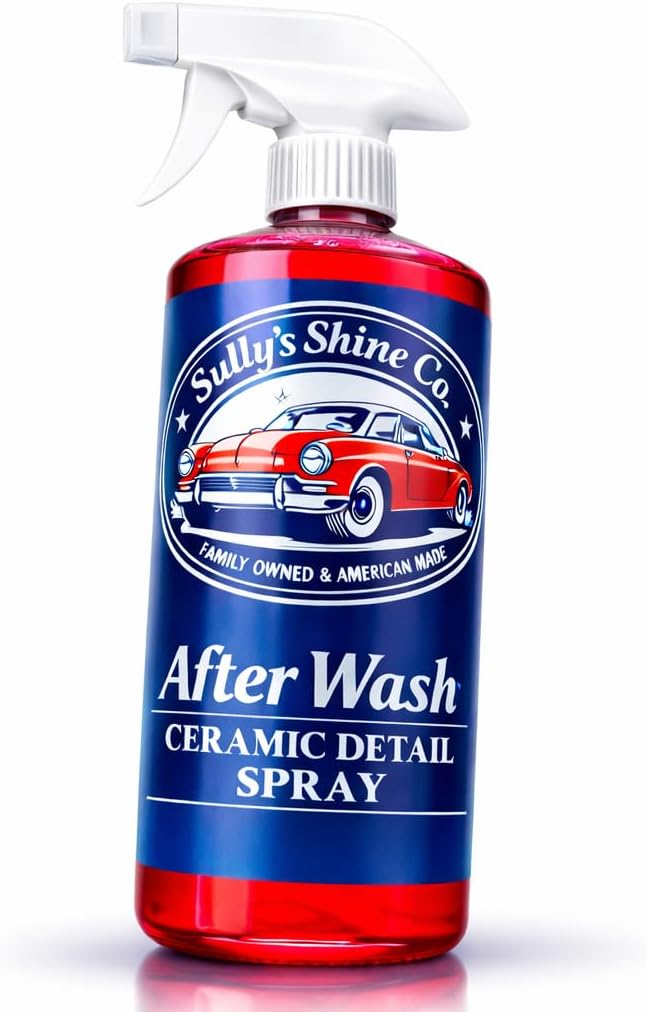 Ceramic Spray Coating for Cars – After Wash Ceramic Detail Spray, SiO2 Ceramic Spray Wax, Hydrophobic Paint Protection, High Gloss Shine & Slick Finish – Sully’s Shine Co